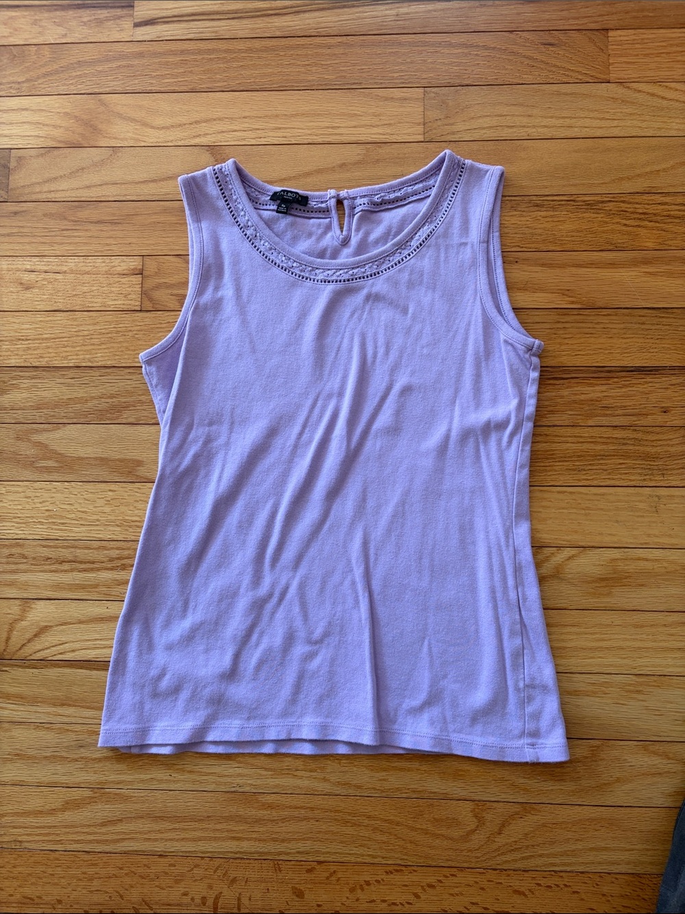 Talbots Lavender Sleeveless Knit Tank